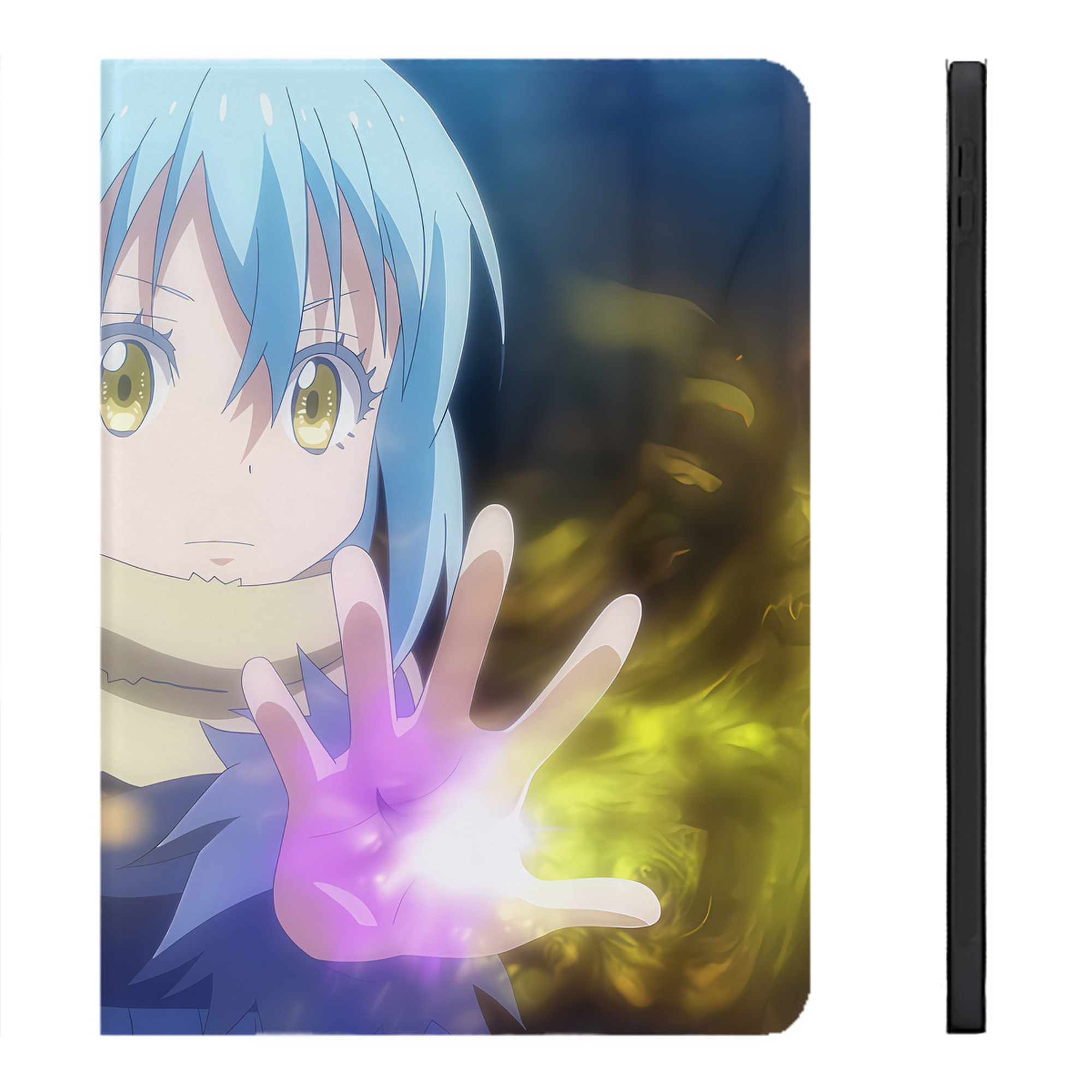 （画像用） 転スラ Regarding Reincarnated to Slime IPadケース ペンホルダー付き ブックスタイルデザイン